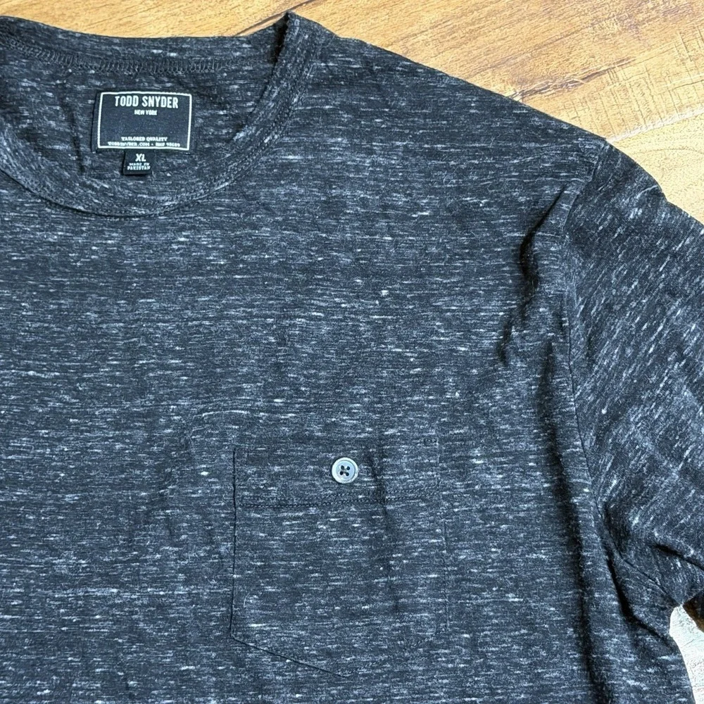 Todd Snyder Long Sleeve Crewneck Shirt Mens XL Heather Gray